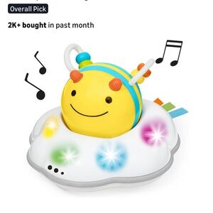 Skip Hop Baby Follow-Me Bee Tummy Time Crawl Toy